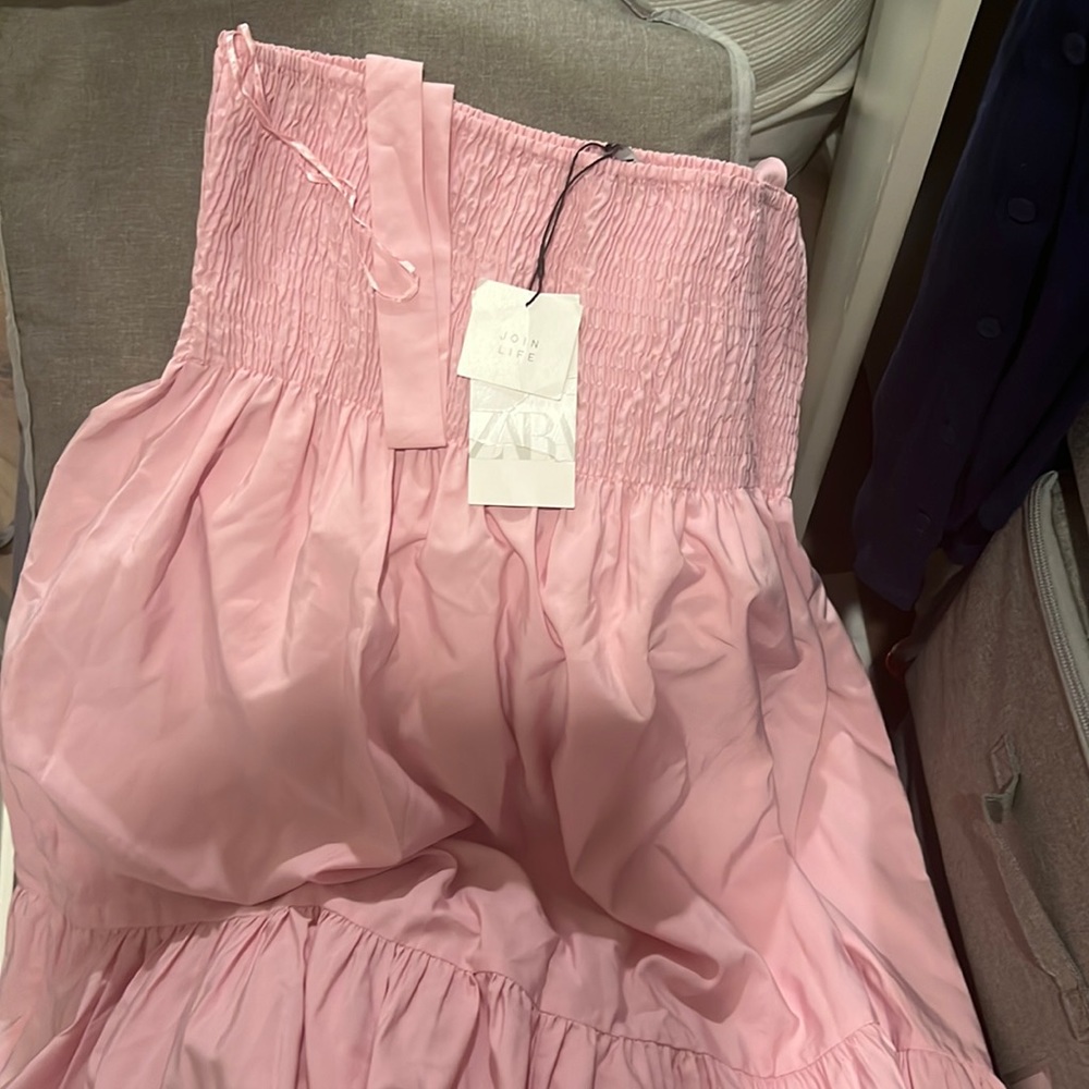 Last😍Zara  poplin midi dress bloggers fav - Picture 15 of 17